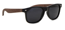 Load image into Gallery viewer, Chanj Sunglasses Bondi Black Sustainable Sunglasses Handcrafted FSC Wood Sunglasses CHANJ 
