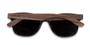 Chanj Sunglasses Bondi Black Sustainable Sunglasses Handcrafted FSC Wood Sunglasses CHANJ 